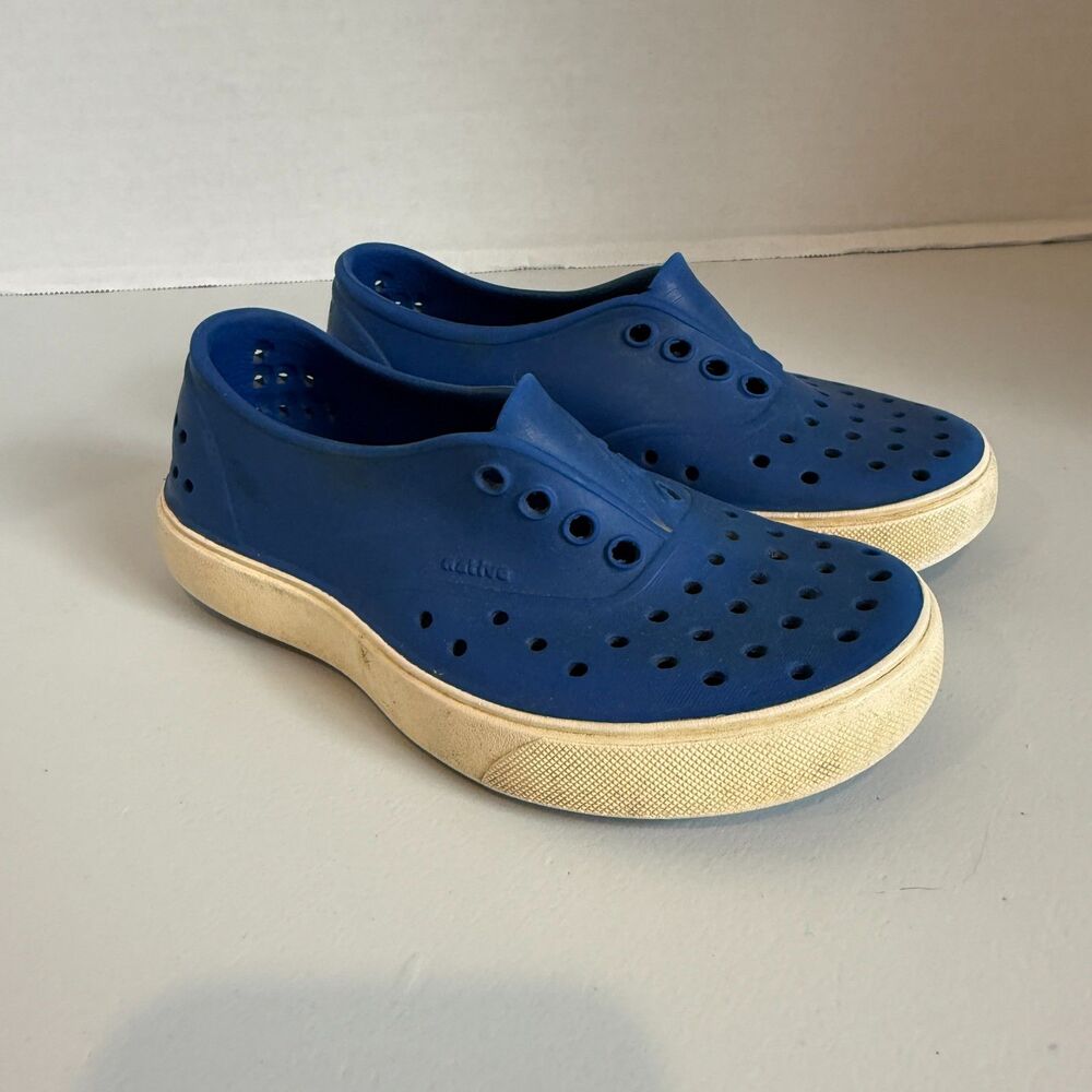 Native Kids Miller Slip On Shoes Blue Child Size C 11